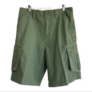 REI Mens Green Cargo Shorts Sz 30